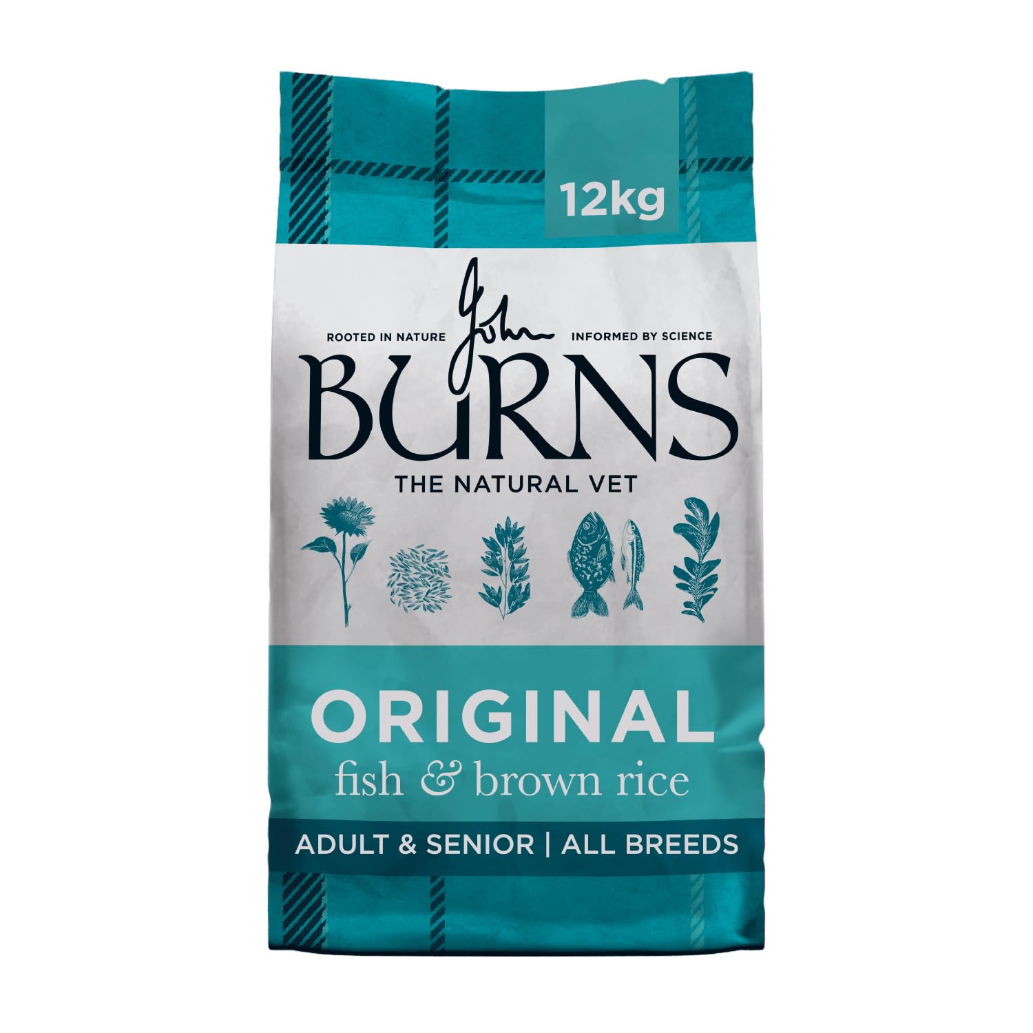 Brown Burns Original Fish & Rice 12Kg