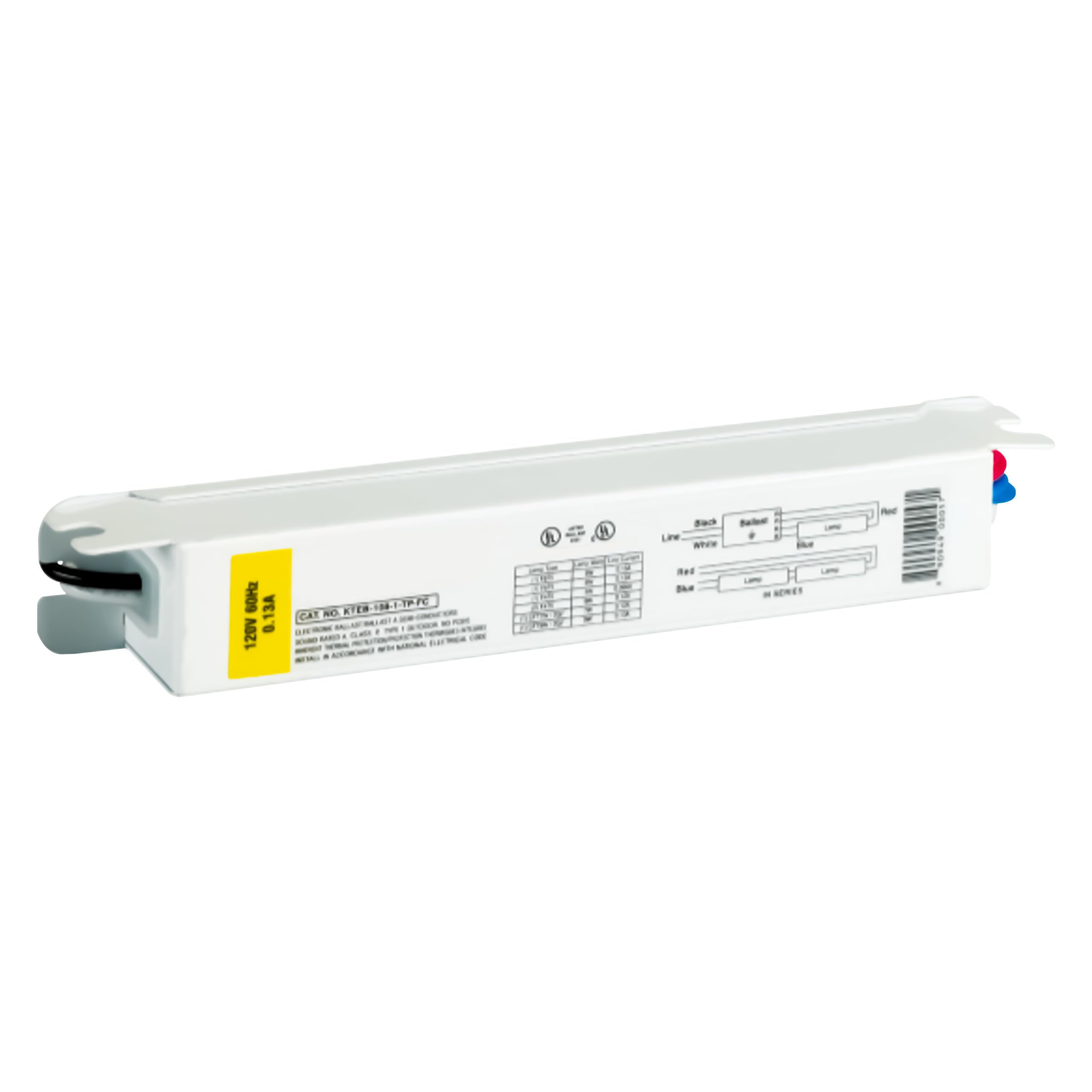 OHLECTRIC Replacement for Keystone KTEB-108-1-TP-FC-MB 1 Lamp T5 Electronic Fluorescent Ballast - Normal Power Factor with Rapid Start Operation - Finger Case with Mounting Bracket | UL-Approved