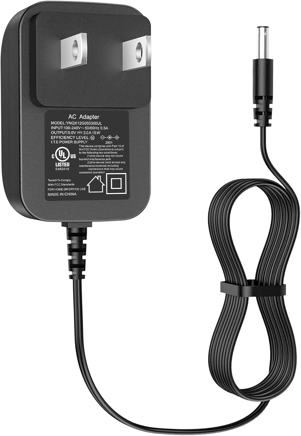 Guy-Tech 5V AC/DC Adaptateur Compatible Pour Pioneer DDJ-S1 DDJS1 DDJ-SI Serato ITCH DJ Pro Controller 5VDC 1.4A - 2A Câble D'alimentation Cordon Chargeur + Prise EU