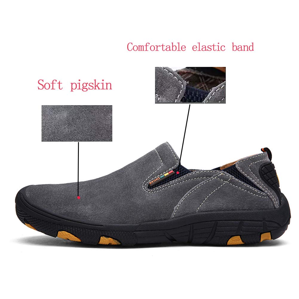Hombres Zapatos para Caminar al Aire Libre Forro de Cuero Malla Caminar Senderismo Nieve Trabajar A Caballo Caza Esquí Escalada Aventura
