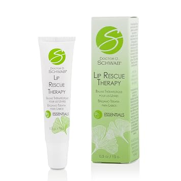 Doctor D. Schwab Lip Rescue Therapy 0.5 oz 15 ml Intensive Hydrating Lip Treatment with Aloe Extract, Sweet Almond Oil & Vitamin E