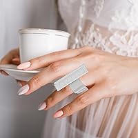 Vista 9 de ARTIBETTER - Medidor de conducto radicular de acero inoxidable, regla de anillo de dedo, herramienta de medición de archivo endodóntico