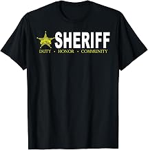 Sheriff "Duty, Honor, Community" T-Shirt
