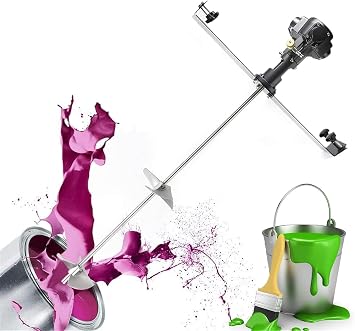 50 Gallons/200L Pneumatic Paint Mixer, Industrial Coating Paint Air Agitator 1/2HP 50-2800r/min,