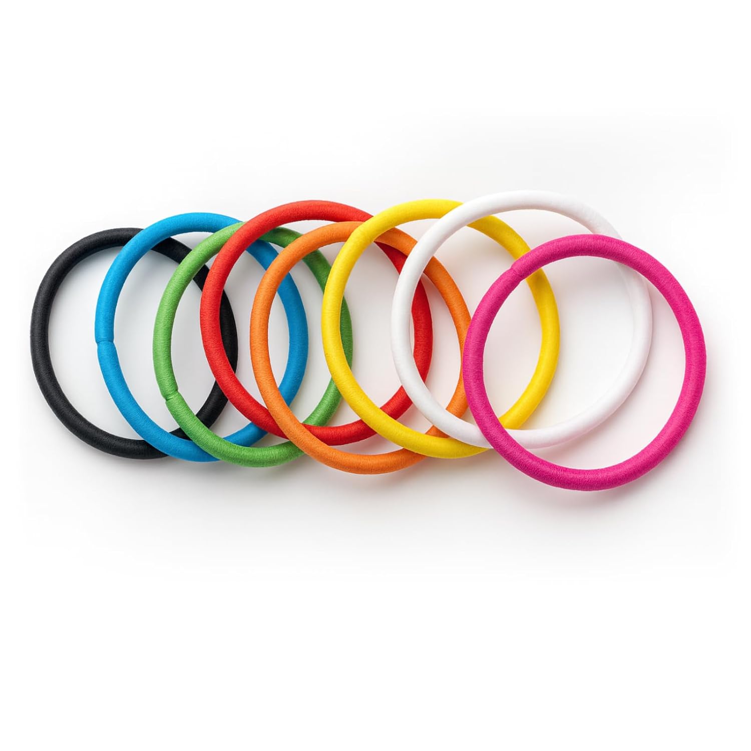 32Pcs hair ties for Women Thick Hair,4mm Elastic Hair Bands for Girl,Hair Band Ponytail Holders,Hair Bobbles for Girls,Rubber Bands for Hair,Hair Accessories,Scrunchies for Women (Multicolor)