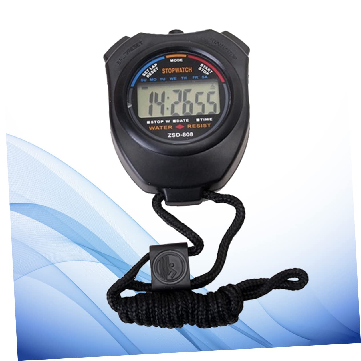 GOOHOCHY Sports Timer Professional Electronic Timer 1/100 Second Accuracy Stopwatch Alarm Date Display