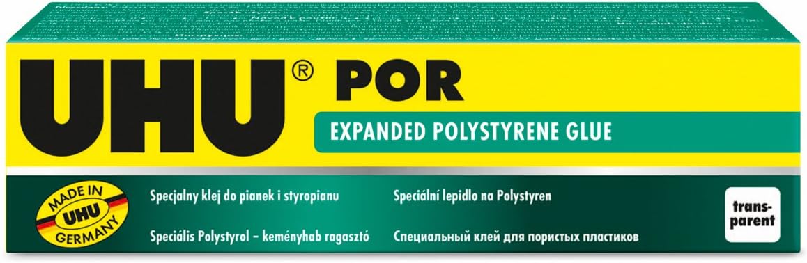 por, Quick-Setting Special Adhesive for polystyrene, 50ml Tube