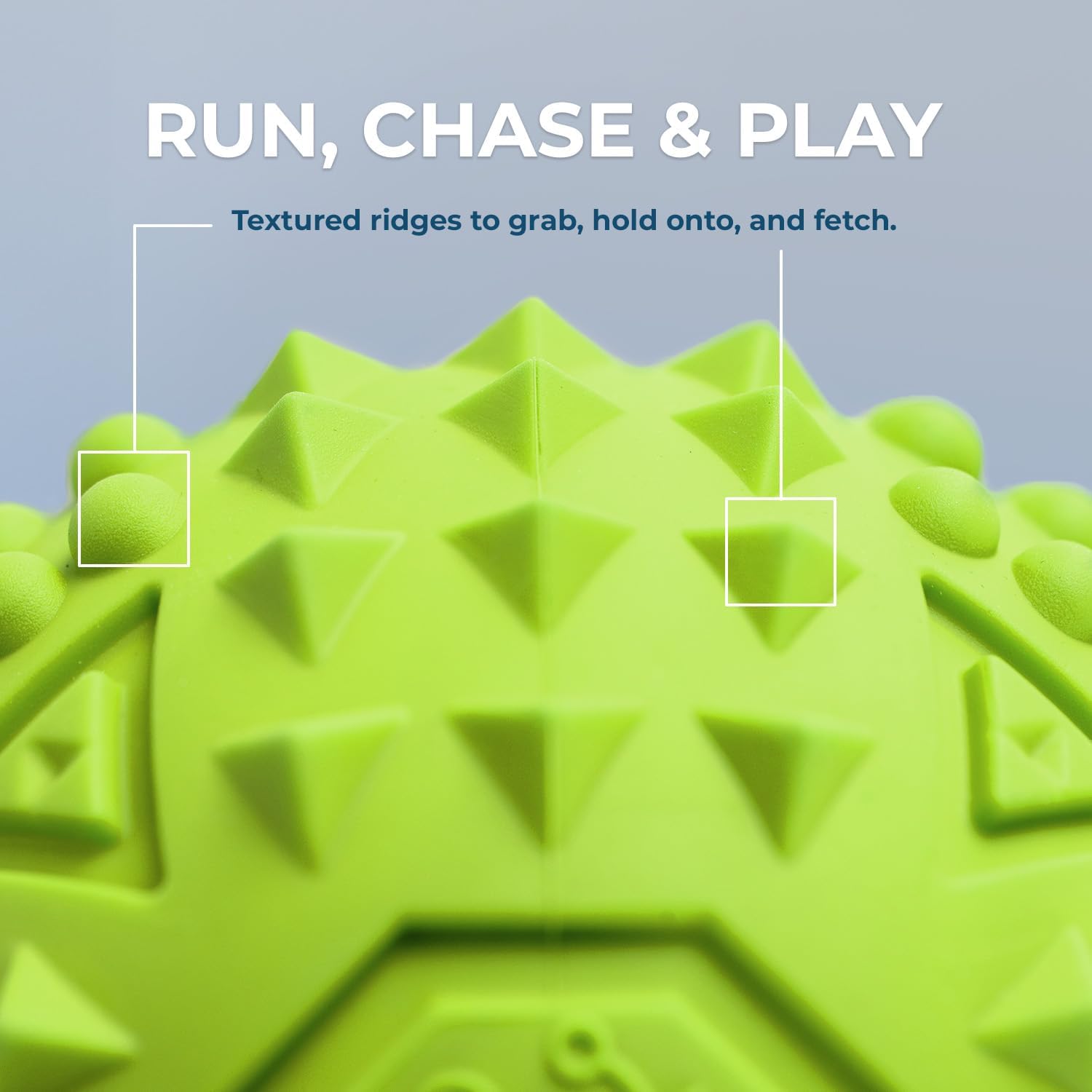 Best Pet Supplies Squeaky Dog Toys with Soft Durable Fabric for Small, Medium and Large Pets Interactive Toy for Indoor Play, Supports Active Biting and Play - Green, Large image 3