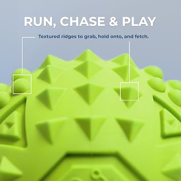 Best Pet Supplies Squeaky Dog Toys with Soft Durable Fabric for Small, Medium and Large Pets Interactive Toy for Indoor Play, Supports Active Biting and Play - Green (L:3.5)