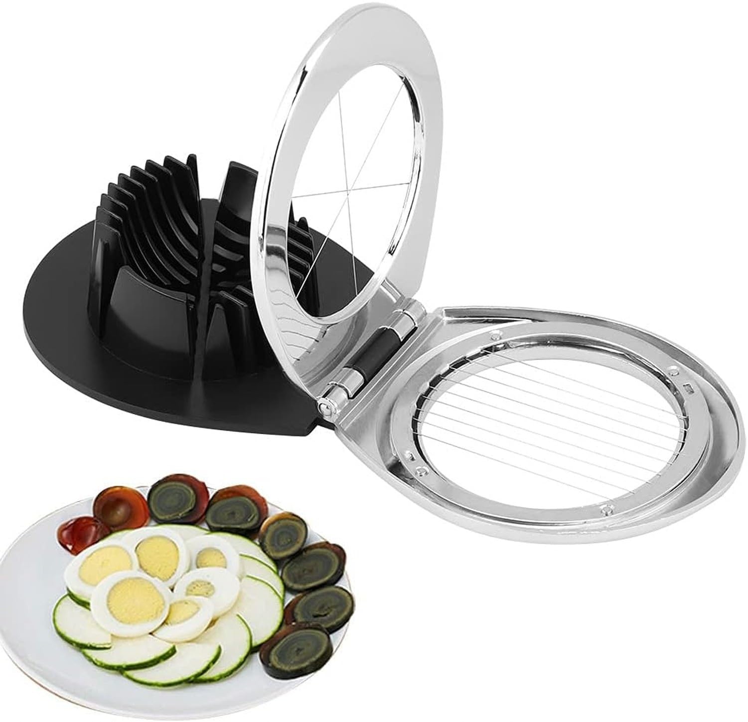 Coupe-Oeuf Multifonction en Acier Inoxydable pour Cuisine