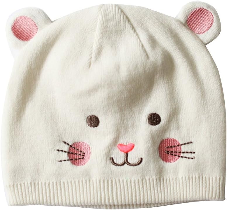 and Baby Girl Bonnet Newborn Knit Hats Animal Modeling Cotton Caps 0-4Y