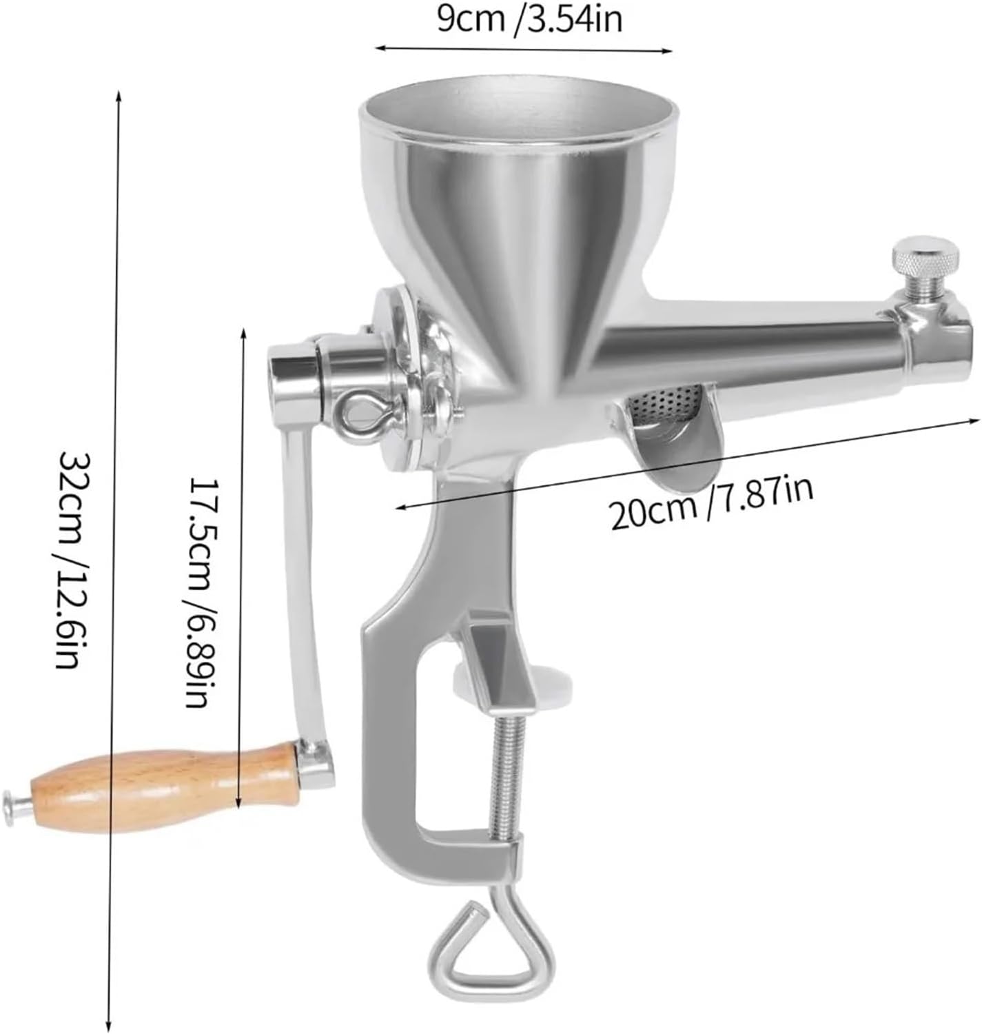 Juicer, Manual Wheat Grass Juicer Stainless Steel Manual Wheatgrass Juicer Juice Extractor Tool Compatible With Fruits Apples