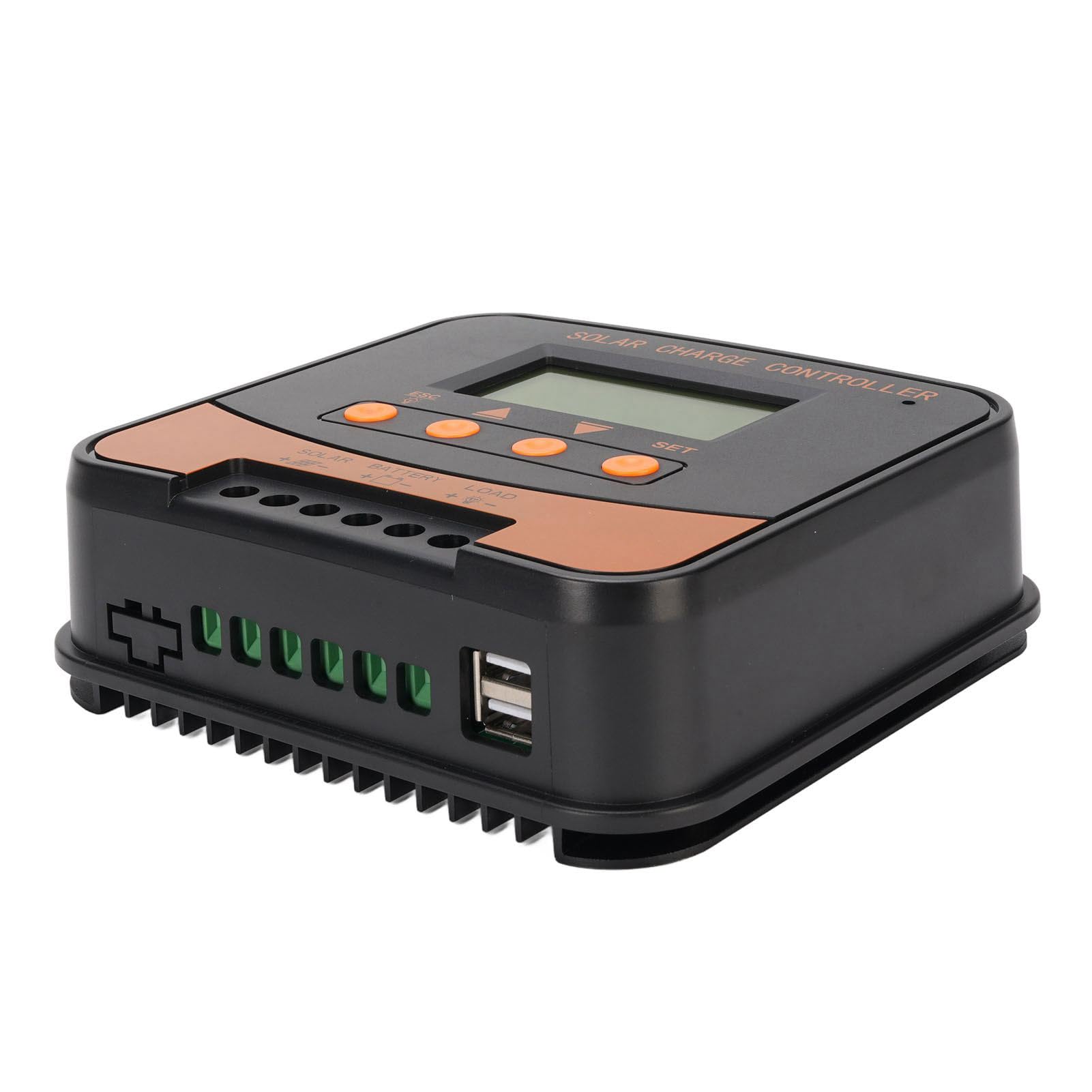 MPPT 10A 12V 24 V Słoneczny Kontroler z Dużym Ekranem LCD Automatyczne śledzenie Punktu Zasilania i Osłona Napięcia do żelowego Użycia Baterii LFP Li