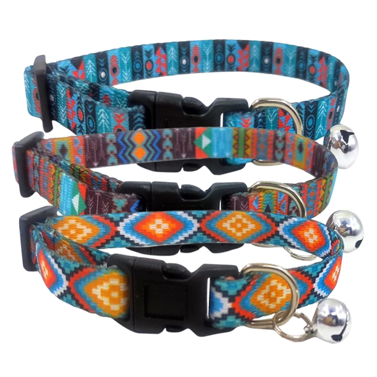 INOOMP 12 Pz Collare Decorativo Per Cani Collare Per Cani in Corda Adorabile Da Cucciolo Costume Gatto Campana Del Del Gatto Boho Portatile Poliestere Decorazioni