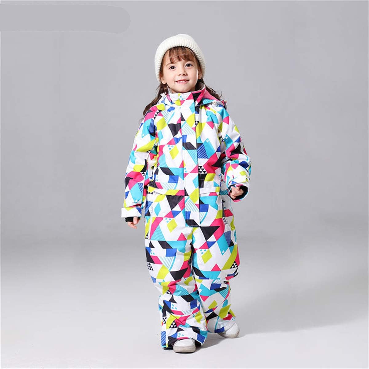 Girls Boys Kids One Piece Warm Outdoor Mountain Waterproof Windproof Snowsuits Overalls Ski Jackets Coats Jumpsuits
