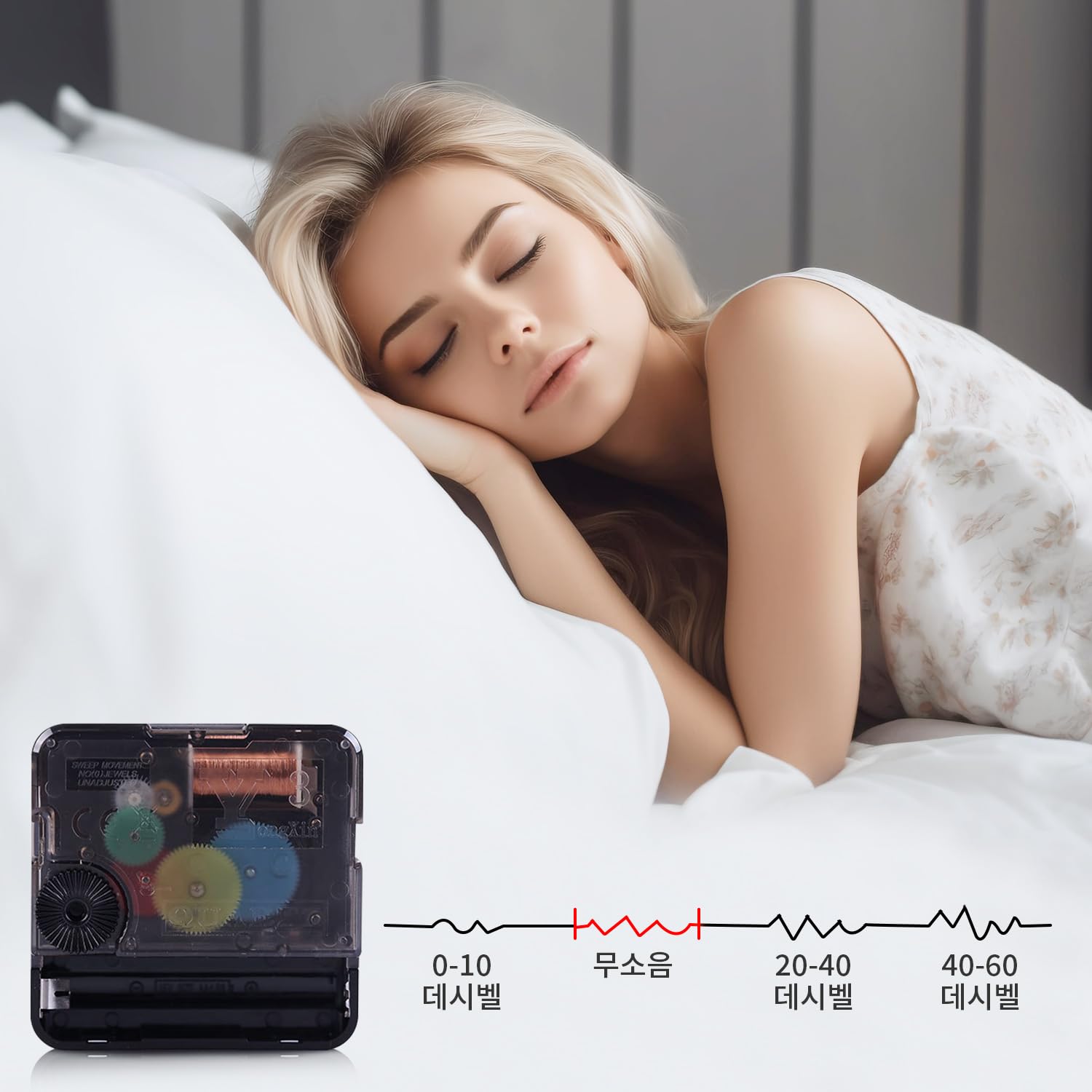 Dankeit Orologio da parete decorativo, silenzioso senza ticchettio, movimento al quarzo di qualità, funzionamento a batteria, grandi orologi da parete per soggiorno, cucina, casa, bagno, camera da