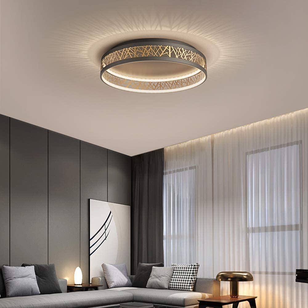 Brilagi - Dimbare LED-plafondlamp FALCON MODERN LED/54W/230V 60 Cm Beige Afstandsbediening