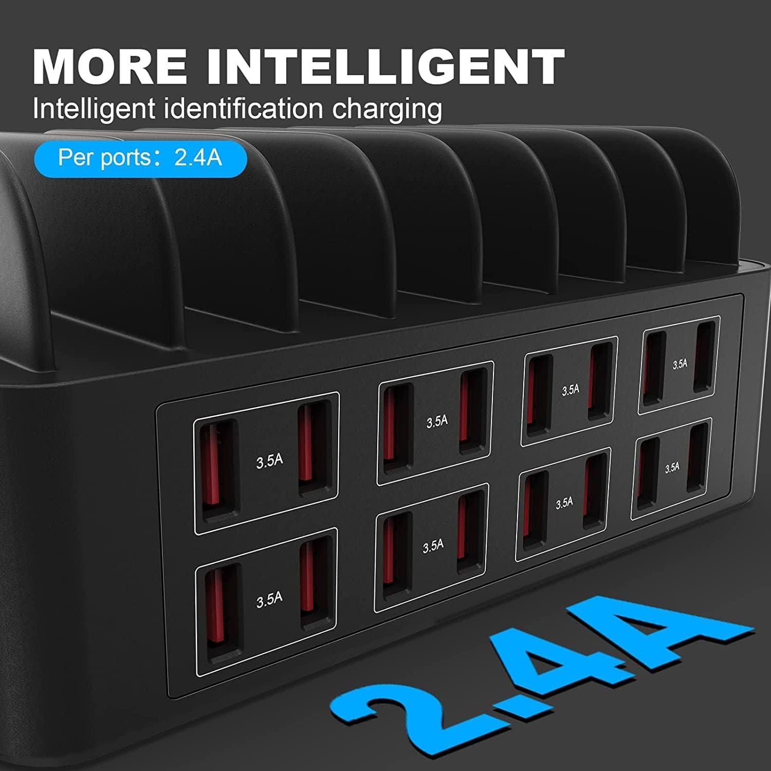 ???? ??? Estación de Carga Múltiples Dispositivos 150W Escritorio 16 Puertos Estación de Carga USB Familiar Conveniente Base de Carga para teléfonos celulares, tabletas y Otros Dispositivos