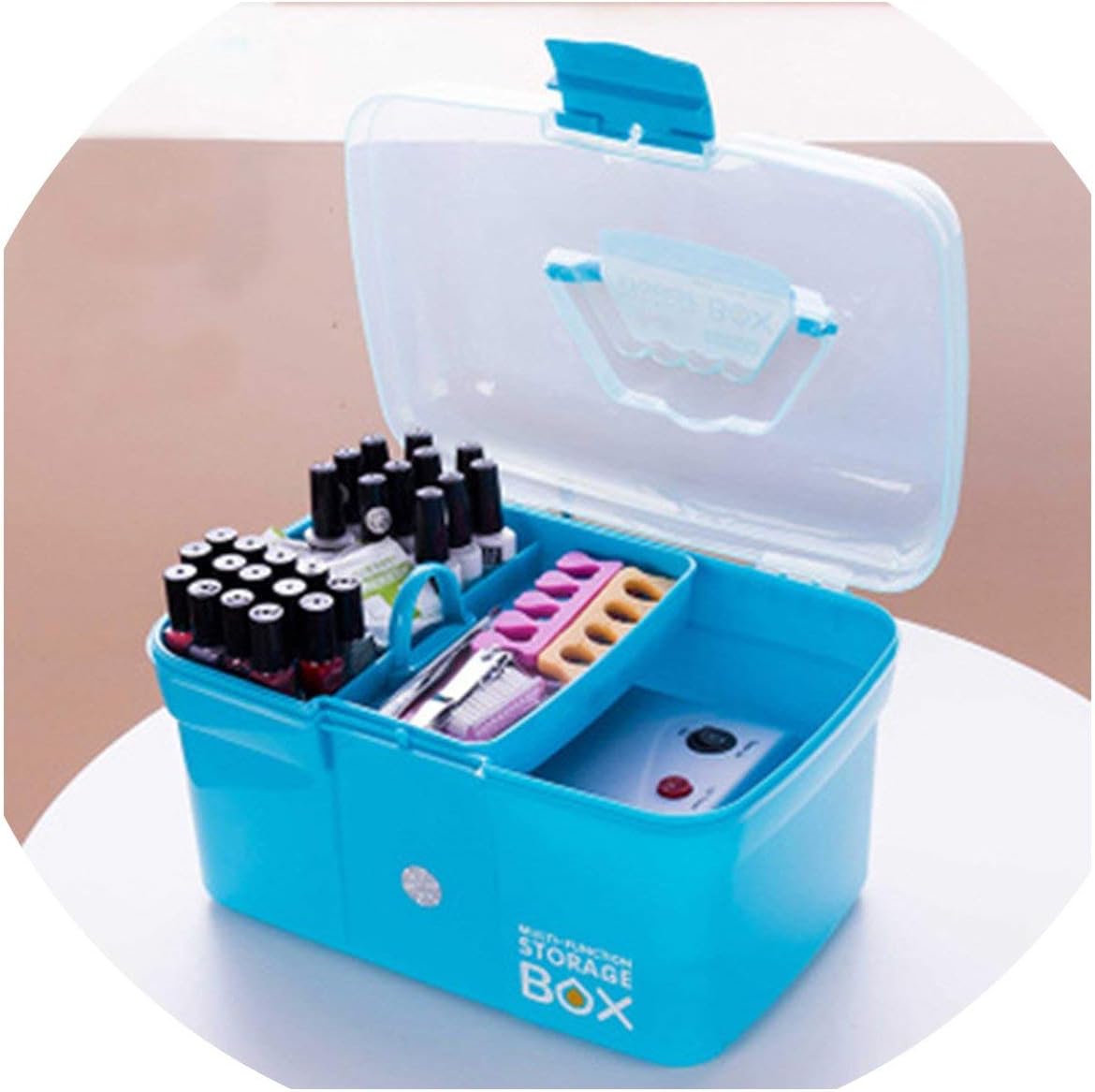Threeflower Plastic Multifunction Makeup Storage Box