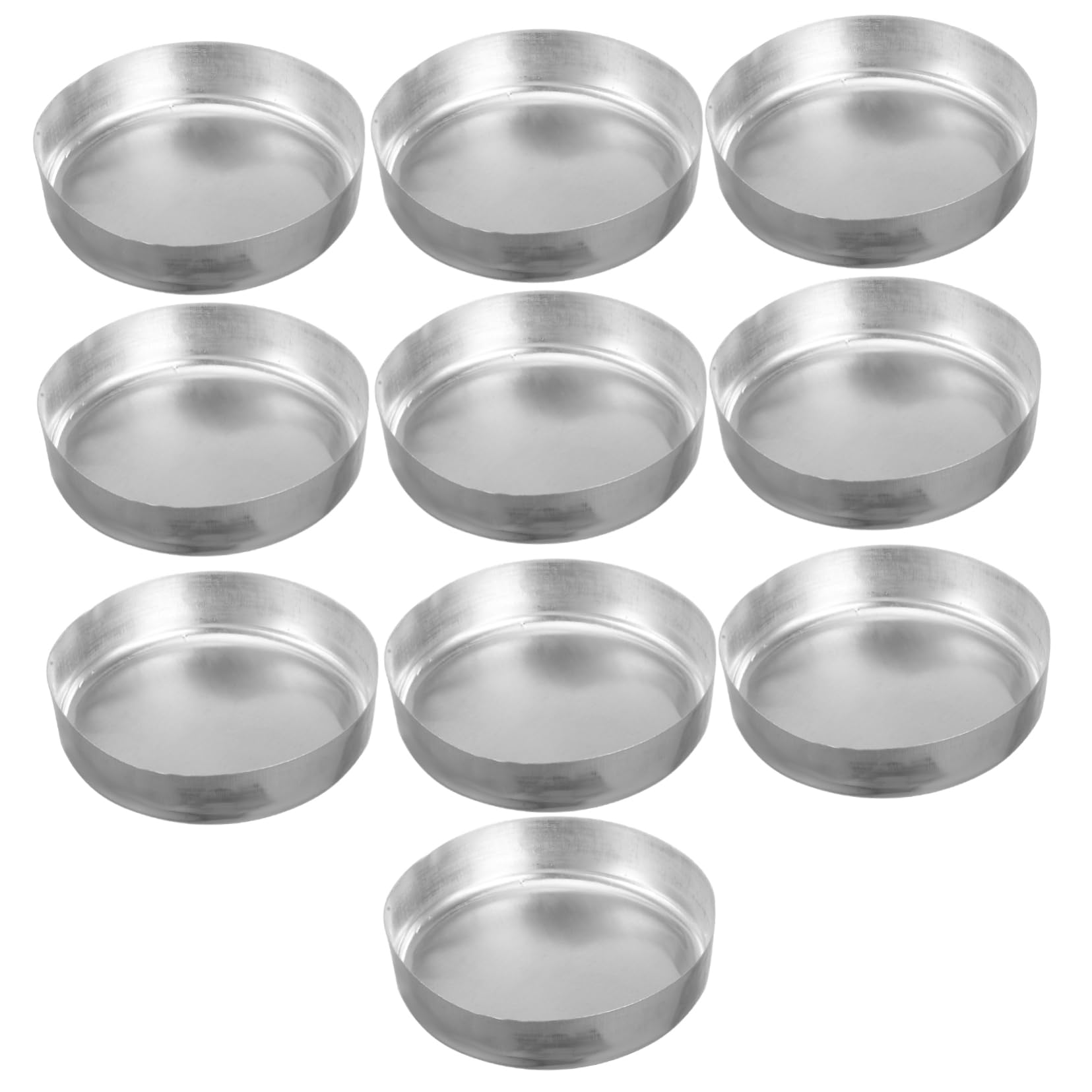 Gatuida 50stücke Labor-waagschalen Aus Aluminiumfolie Flache Wiegeschalen Für Pulver Und Flüssigkeiten Wiederverwendbar Langlebig Und Leicht Zu Reinigen Für Präzise Messungen