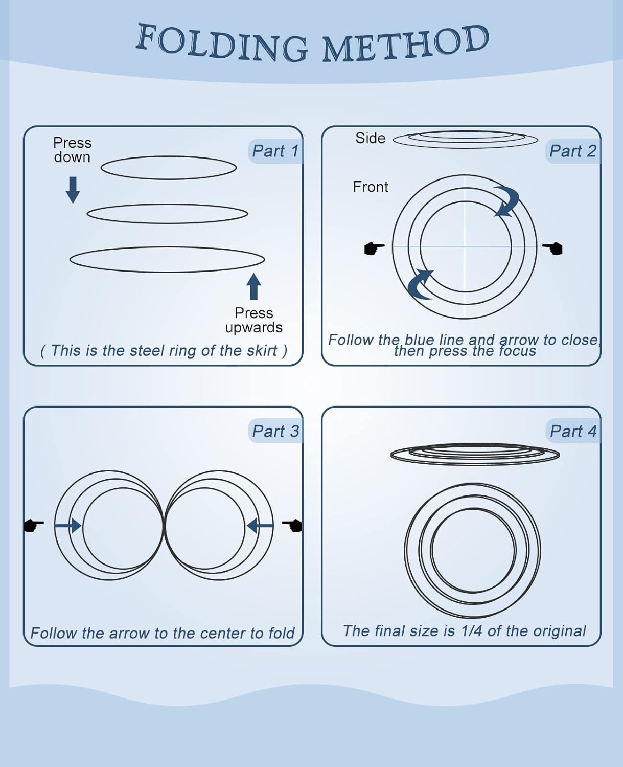 Women's 4 Hoop Skirt 5 Ruffles Layers Petticoat Skirt for Party Wedding Crinoline Slip Underskirt - Image 9