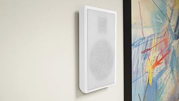 Rockville RockSlim White 5.25 Home Theater Wall Mount Speakers, Pair