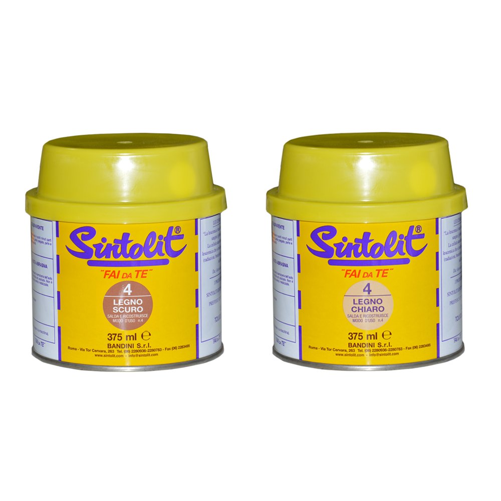 Sintolit litfdtlesc Stucco per Legno, Marrone