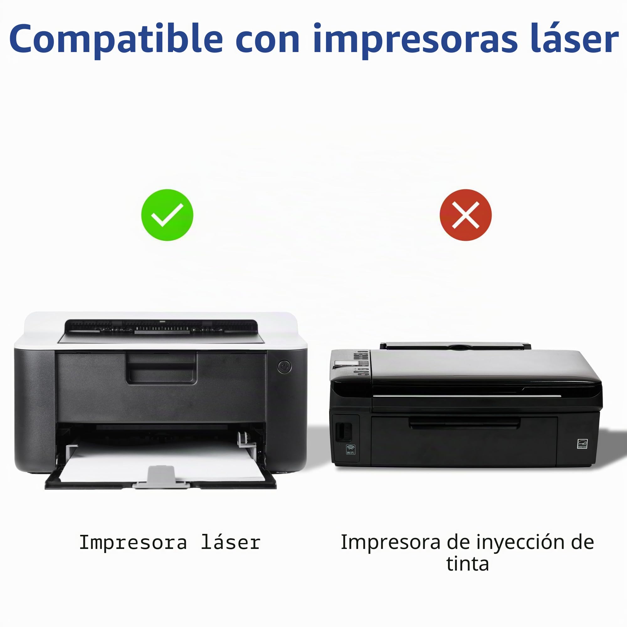Avery 5160 Etiquetas autoadhesivas blancas para direcciones (blancas, autoadhesivas, láser, rectangulares con esquinas redondeadas, 3000 artículos, 100 hojas)