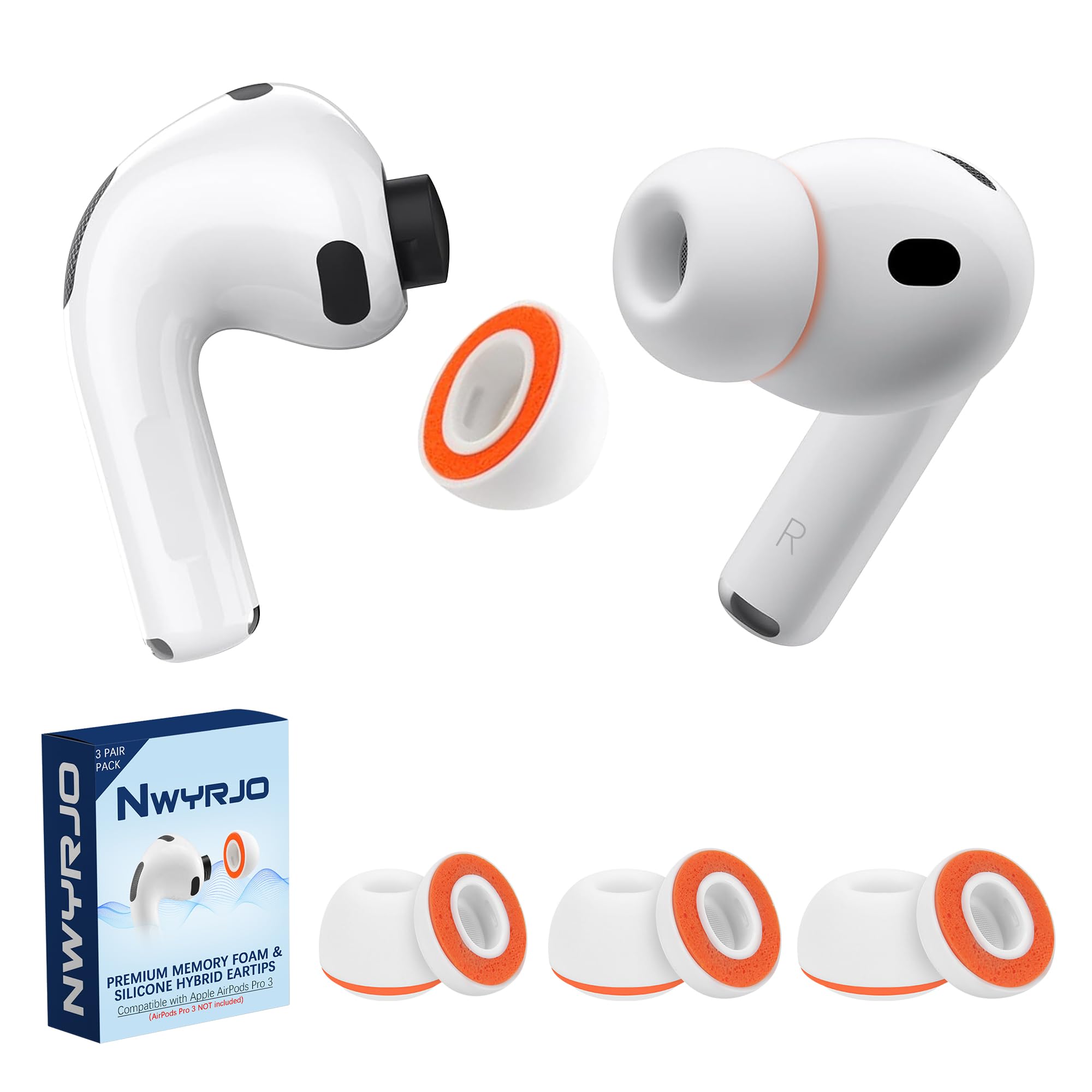 Amazon | NWYRJO AirPods Pro 3 専用 交換用 イヤーピース