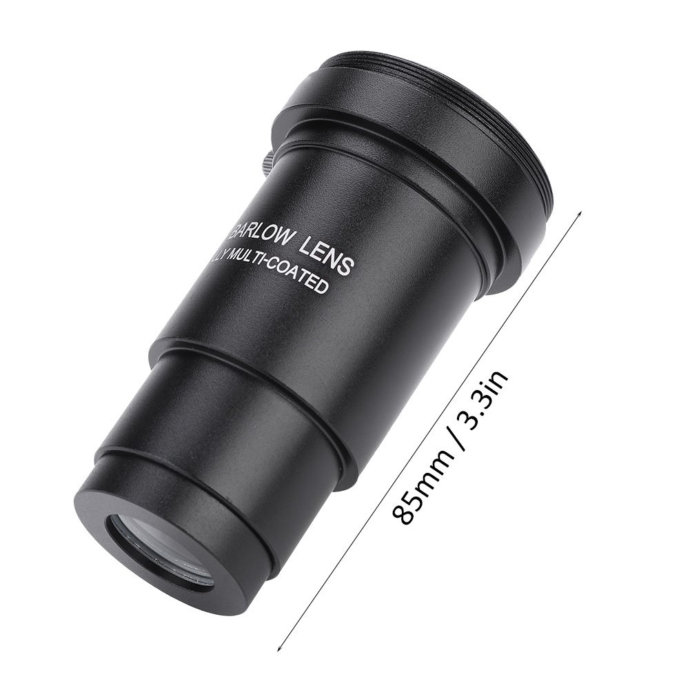 Wielokrotnie powlekany 1,25 "obiektyw Barlowa 5X Gwint M42 do teleskopów 31,7 mm Okular Obiektyw Barlowa antykorozyjny Całkowicie powlekany metal Obiektyw Barlowa Achromatyczny obiektyw Barlowa