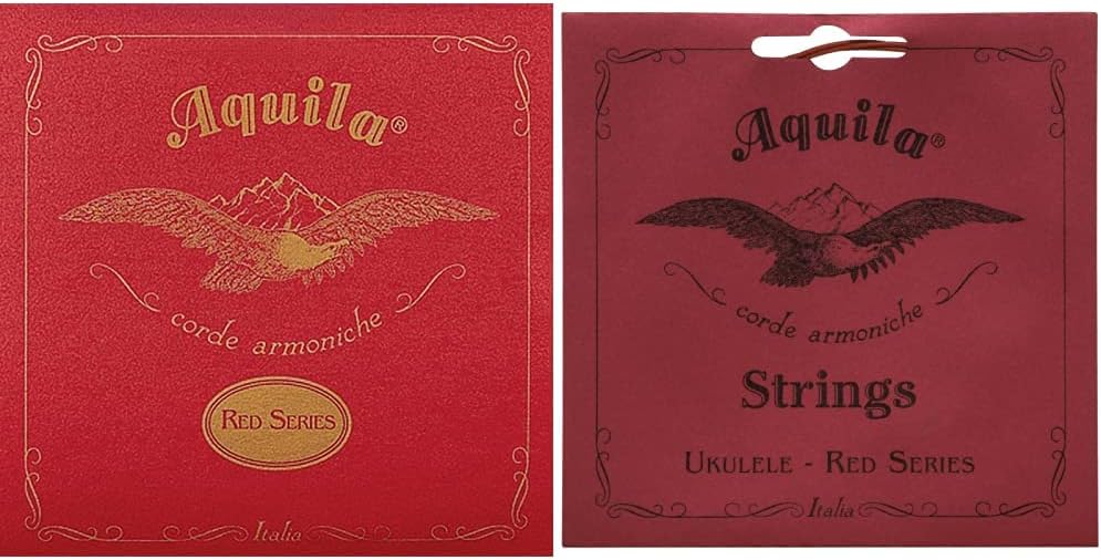 Aquila Red Series Baritone and Tenor Ukulele Strings Bundle - 1 Set of 8 Strings