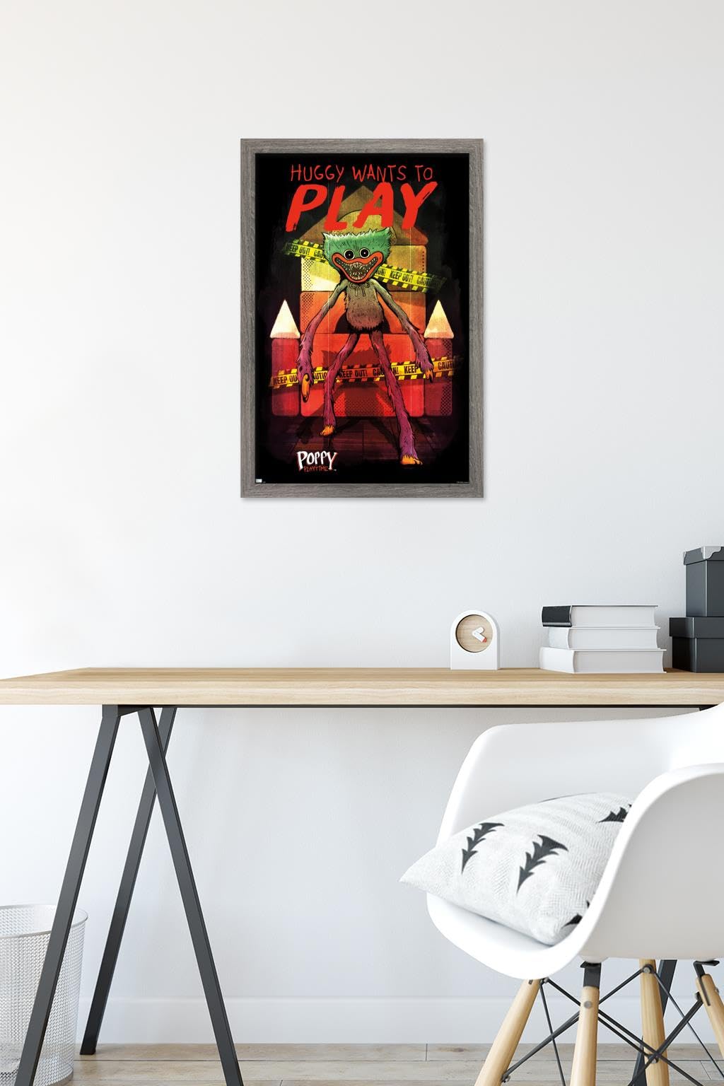 Amazon.com: Poppy Playtime - Huggy Wants To Play Wall Poster, 22.4