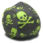 bowlingball.com Microfiber Ultra Dry Bowling Grip Ball (Lime Green Skulls)