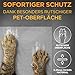 Tierhood Kratzschutz Katze - Kratzschutz Sofa Katze - Selbstklebende Anti Kratz Folie für Katzen - Kratzfolie selbstklebend - Katzen Kratzen abgewöhnen leicht gemacht - Made in Germany