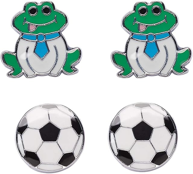 La Loria 2 Charms with rhinestones"Frog" Sneaker Bugs for Children - wonderful gift idea