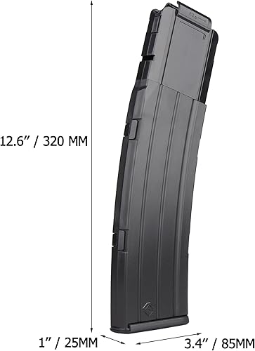 Vista 15 de WORKER Reemplazo de clip de cargador Banana de 22 dardos para Nerf N-Strike Elite Toy Naranja