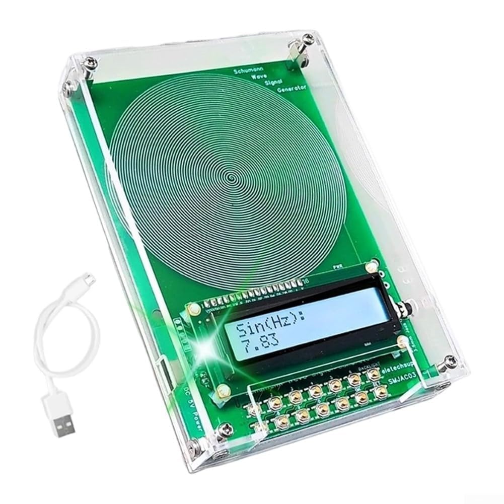 Frequenzgenerator V2 mit einstellbarer Frequenz von 0,1 Hz bis 30 kHz mit SchumannWave Resonanz 7,83 Hz USB- und DC-Stromoptionen für Stressabbau