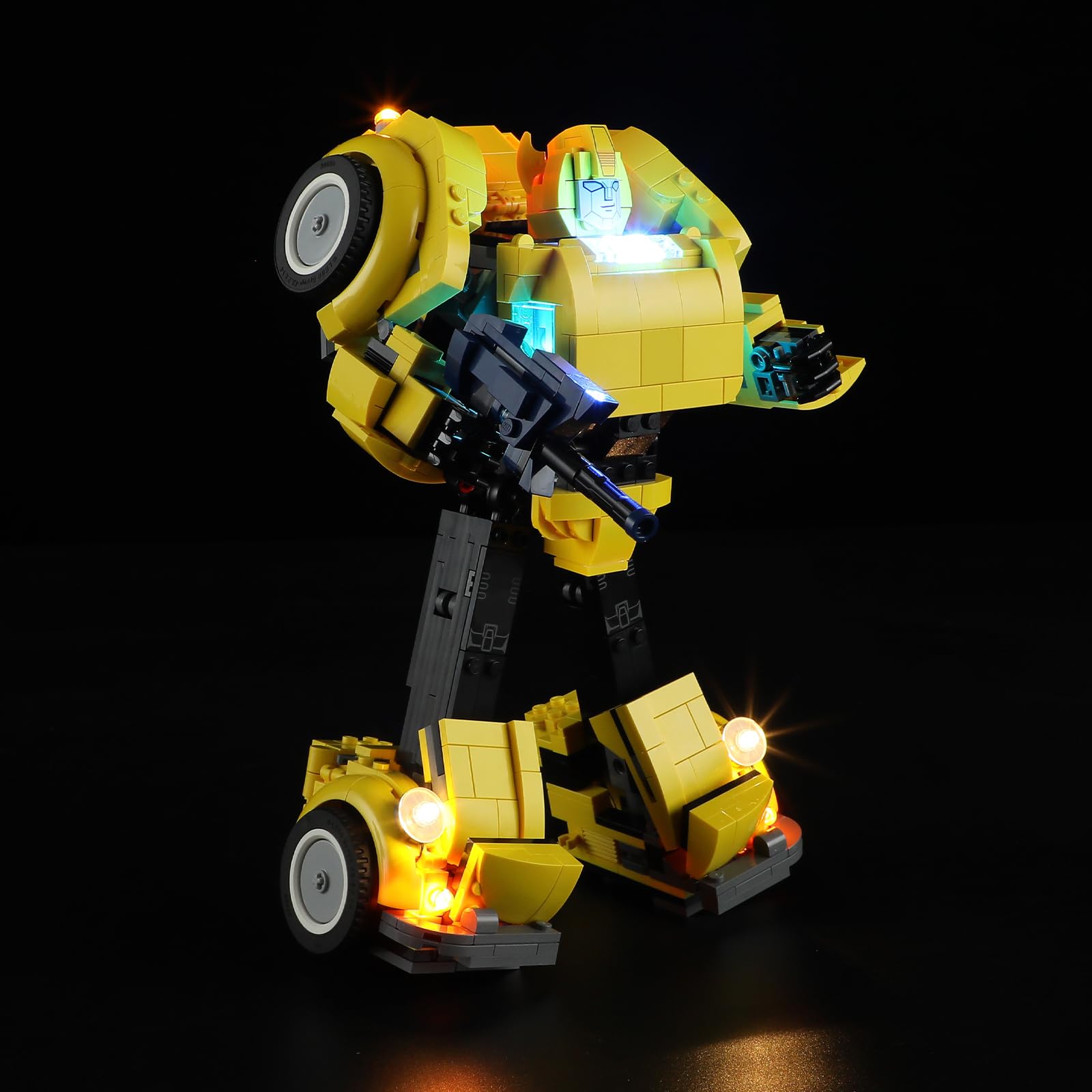 GEAMENT LED Light Kit Compatible with LEGO Bumblebee - Lighting set for Icons 10338 (Model Set Not Included)