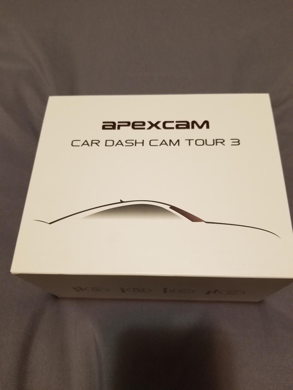 New Model Apexcam Dash Cam 1080P FHD Car Dash Camera 3 IPS Dual Dash Cam Dashboard Backup