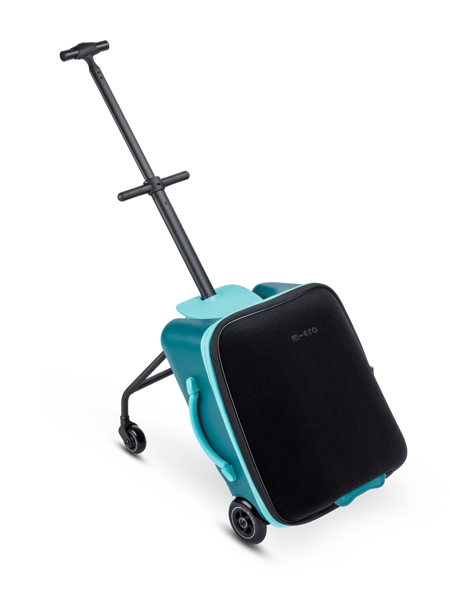 Micro™ Ride on Luggage Eazy Weekender | Das ORIGINAL | Reisetrolley mit Rollen | Höhenverstellbar & klappbar | Einkaufstrolley und Handgepäck IATA konform | Koffer & Trolley in einem