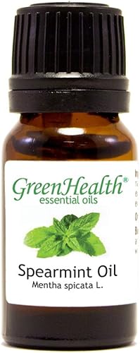 GreenHealth Aceite esencial de hierbabuena, 0.3 fl oz, aceite esencial 100% puro