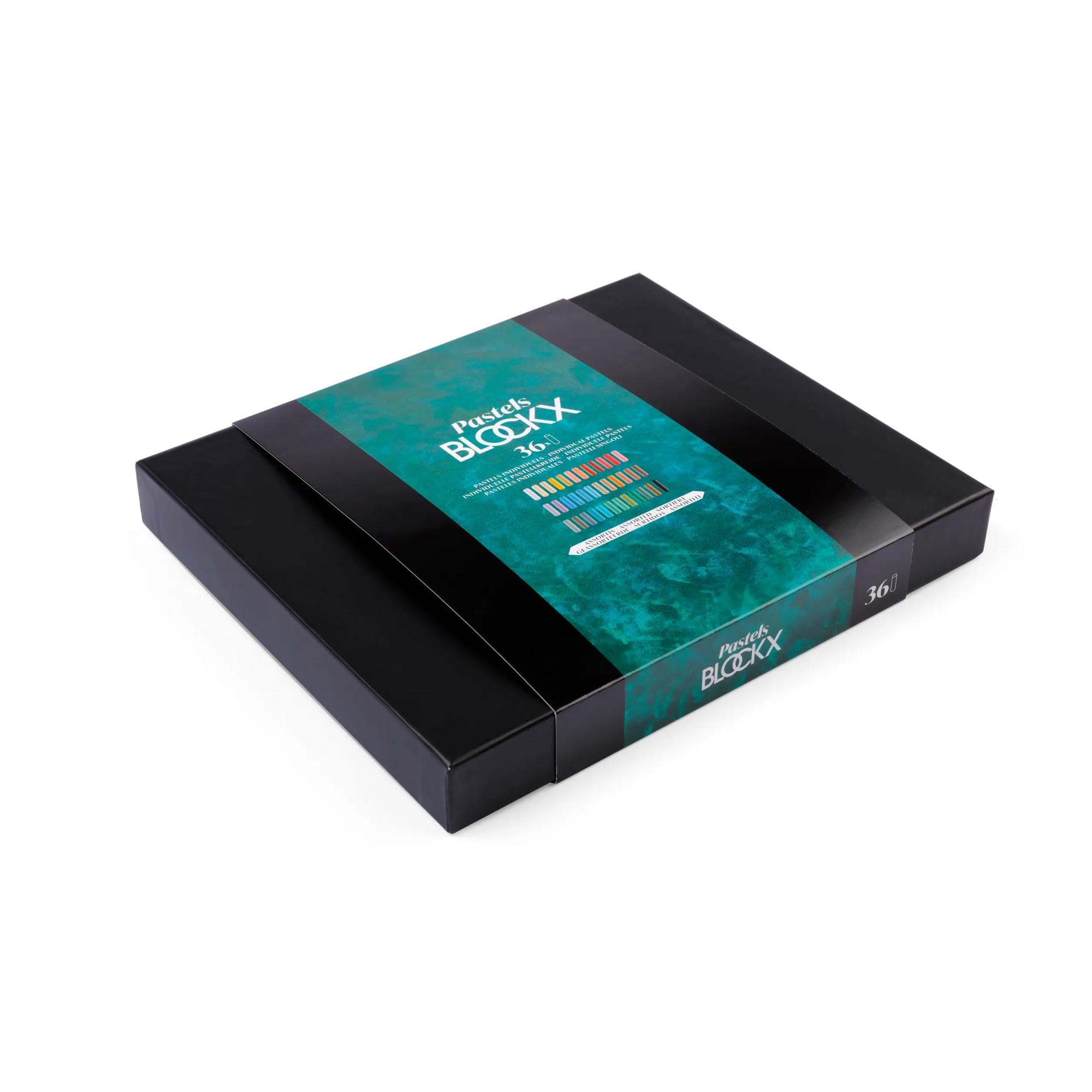 BLOCKX - 12936ABXC, cofanetto pastelli secchi da 36 colori, Classico