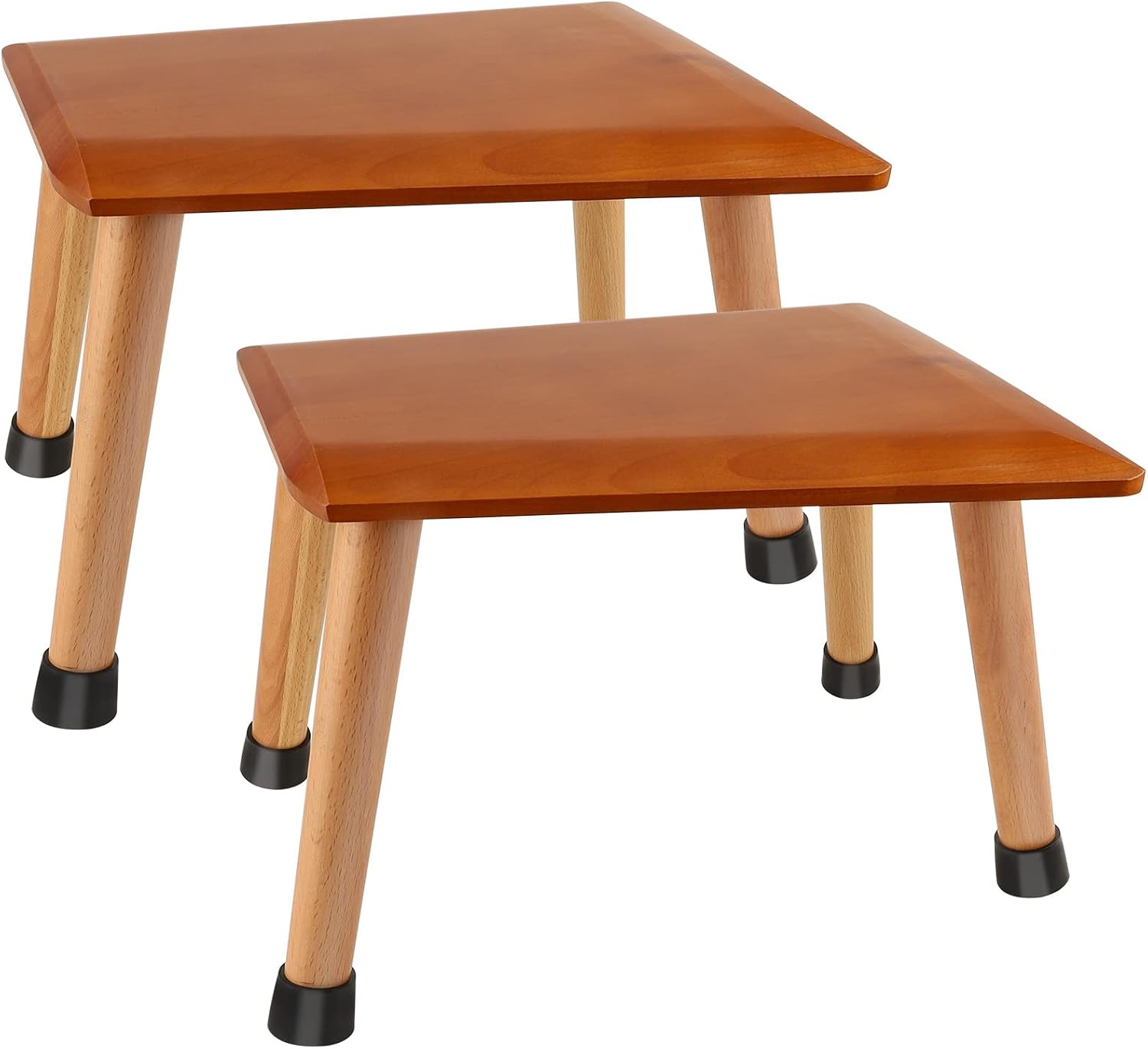 Wooden Step Stool Set – Heavy Duty Portable Furniture