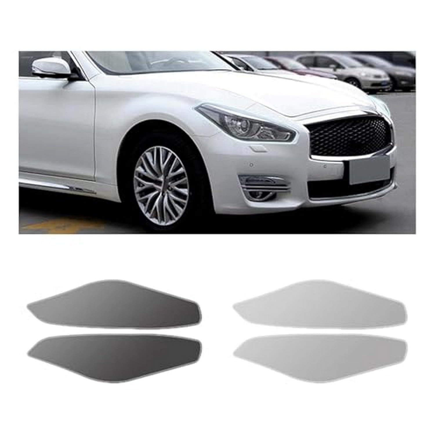 Film de protection de phare pour Q70 2015-2019 autocollant TPU noir