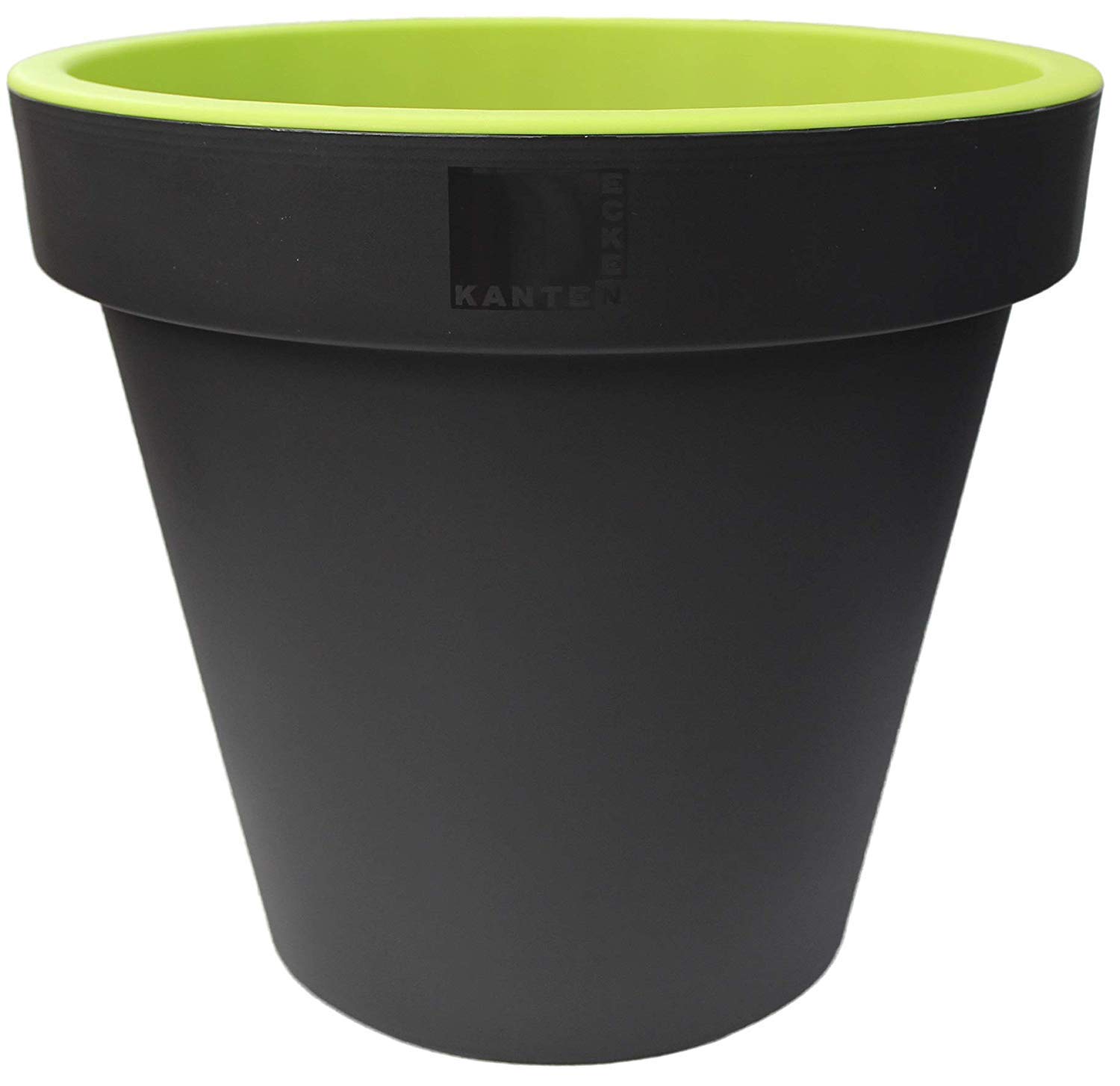 E&K Übertopf Pflanztopf Blumentopf aus Kunststoff Ecken und Kanten