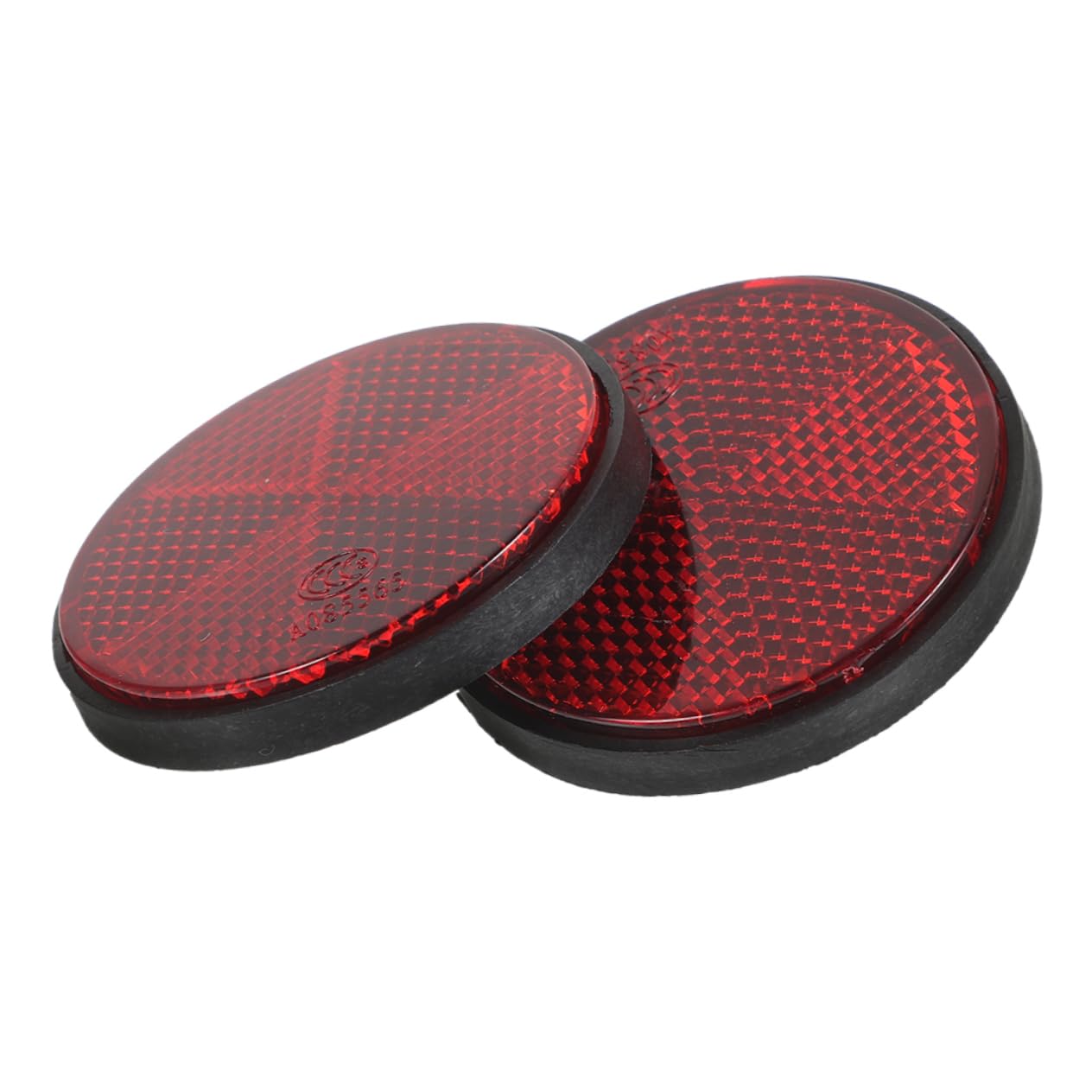 ABOOFAN Universal Motorcycle Parts 2pcs Bike Reflectors Lattice Film for Improved Safety Road