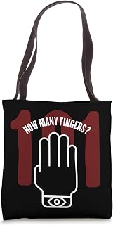 How Many Fingers Dystopia Freedom 1984 Tote Bag