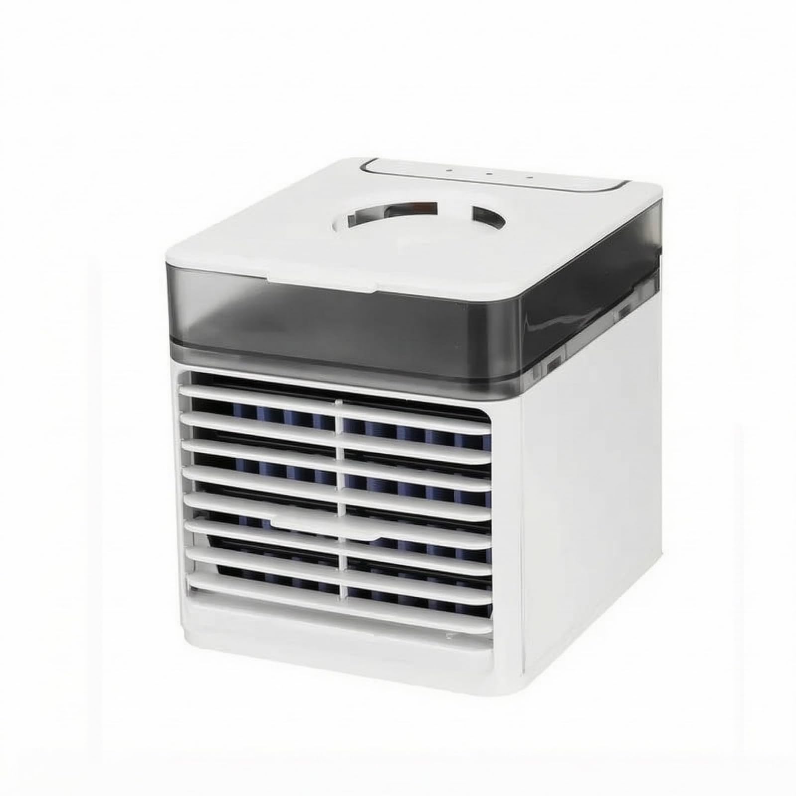 Portable Desktop Air Cooler Compact Mini Air Cooler White Spray Cooling Fan Boxy for Tabletop, Desk, Gen 3-image-11