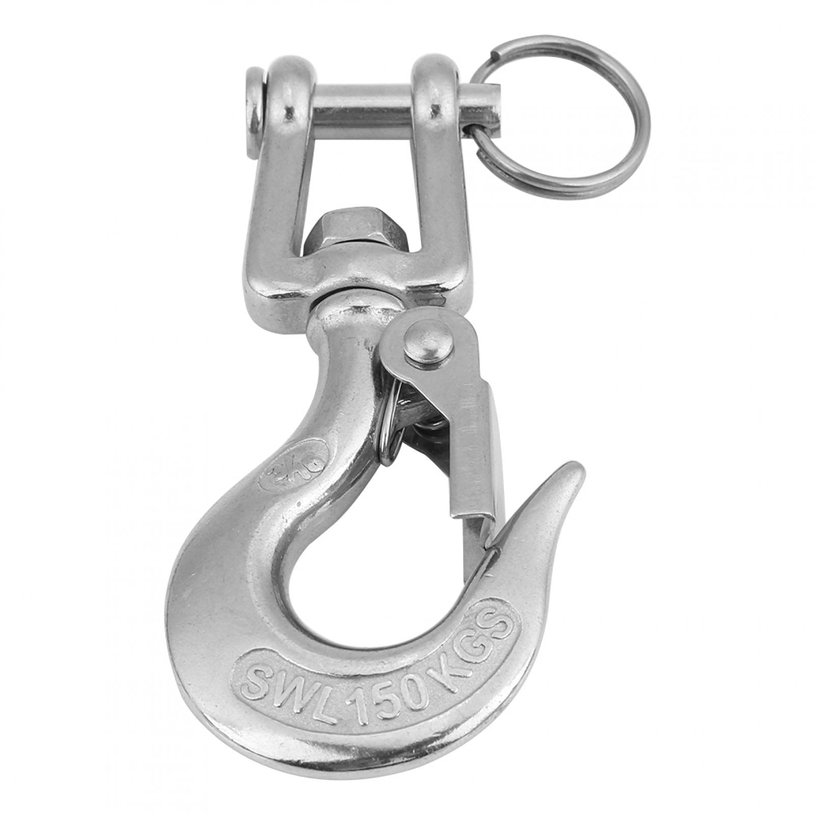 Buy Swivel Eye Hook, Clevis Hooks with Latch, 304 Stainless Steel