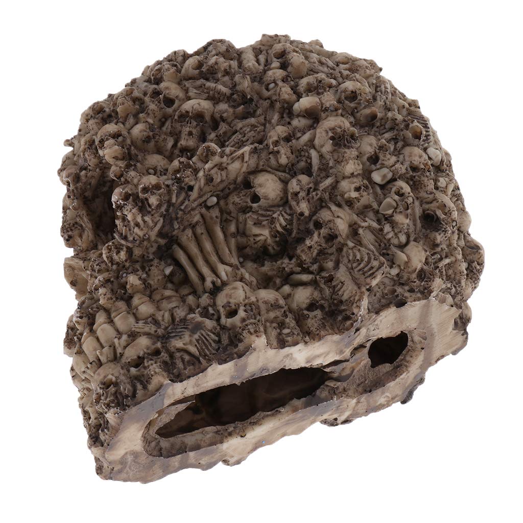 Perfk Ien Höhle Totenkopf Terrarium Aquarium Tank Dekoration, Typ 1